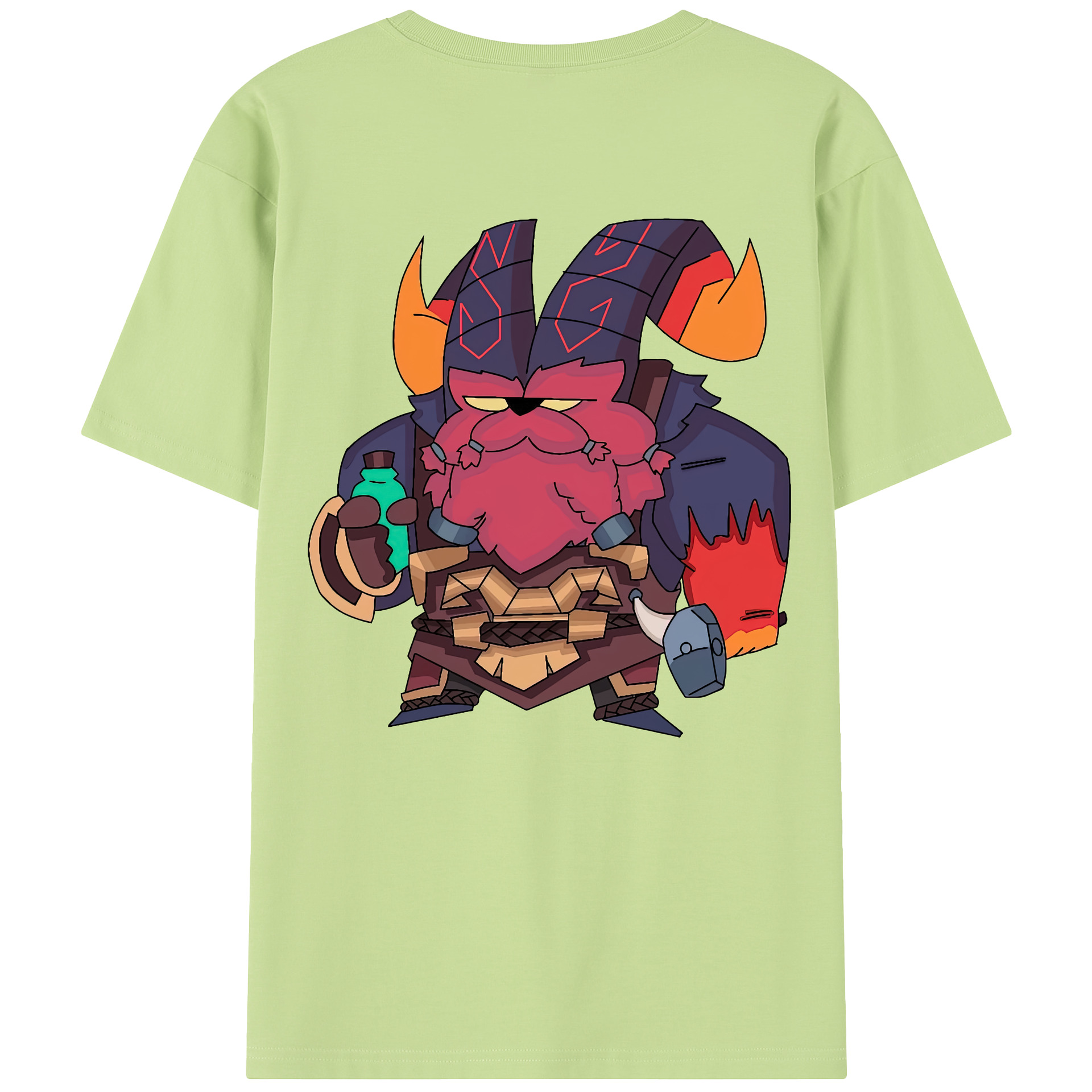 リーグ・オブ・レジェンド League of Legends LOL 綿100％半袖Tシャツ（背面プリント）